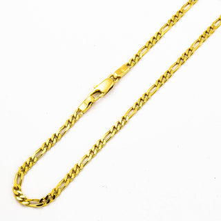 Figarokette aus 750 Gelbgold, nachhaltiger second hand Schmuck perfekt aufgearbeitet