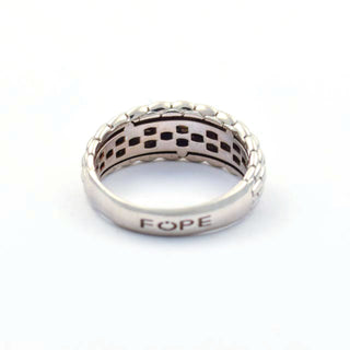 Fope Ring aus 750 Weißgold, nachhaltiger second hand Schmuck perfekt aufgearbeitet