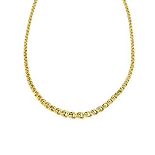 Garibaldikette aus 585 Gelbgold, nachhaltiger second hand Schmuck perfekt aufgearbeitet