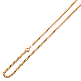 Garibaldikette aus 583 Rotgold, nachhaltiger second hand Schmuck perfekt aufgearbeitet