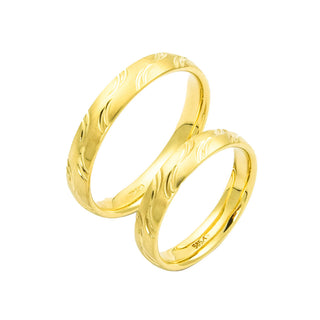 Gerstner Trauringe aus 585 Gelbgold, nachhaltiger second hand Schmuck perfekt aufgearbeitet