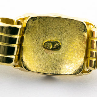 Gliederarmband aus 750 Gelbgold, nachhaltiger second hand Schmuck perfekt aufgearbeitet