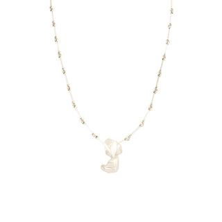 Lapponia Kette mit Anhänger aus 925 Silber/Gold, nachhaltiger second hand Schmuck perfekt aufgearbeitet