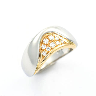 Brillantring aus 950 Platin/Gold, nachhaltiger second hand Schmuck perfekt aufgearbeitet