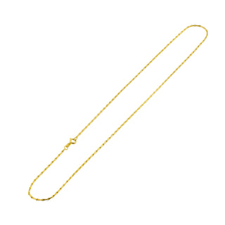 Haferkornkette aus 585 Gelbgold, nachhaltiger second hand Schmuck perfekt aufgearbeitet