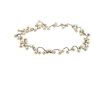 Perlkette aus Edelstahl, nachhaltiger second hand Schmuck perfekt aufgearbeitet