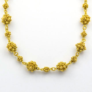 Halskette aus 585 Gelbgold, nachhaltiger second hand Schmuck perfekt aufgearbeitet