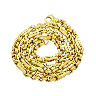 Halskette aus 585 Gelbgold, nachhaltiger second hand Schmuck perfekt aufgearbeitet