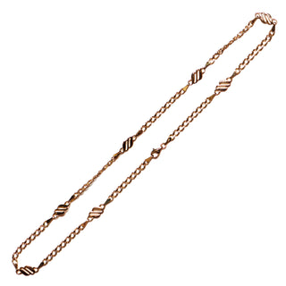 Halskette aus 750 Gelbgold, nachhaltiger second hand Schmuck perfekt aufgearbeitet