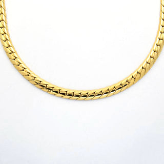 Halskette aus 750 Gelbgold, nachhaltiger second hand Schmuck perfekt aufgearbeitet