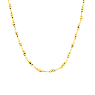 Halskette aus 585 Gelbgold, nachhaltiger second hand Schmuck perfekt aufgearbeitet