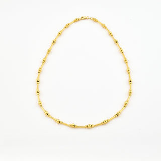 Halskette aus 585 Gelbgold, nachhaltiger second hand Schmuck perfekt aufgearbeitet