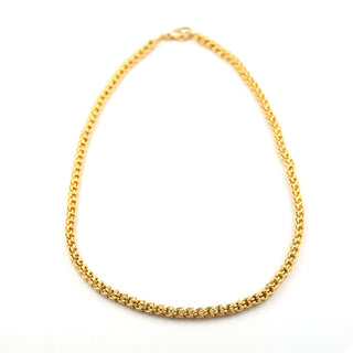 Halskette aus 585 Gelbgold, nachhaltiger second hand Schmuck perfekt aufgearbeitet