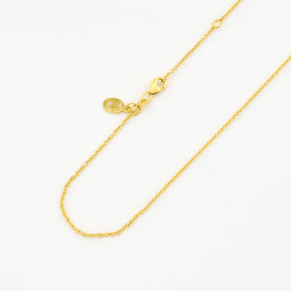 Halskette aus 585 Gelbgold, nachhaltiger second hand Schmuck perfekt aufgearbeitet