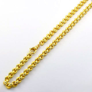 Halskette aus 585 Gelbgold, nachhaltiger second hand Schmuck perfekt aufgearbeitet