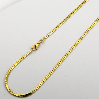 Halskette aus 585 Gelbgold, 43cm, nachhaltiger second hand Schmuck perfekt aufgearbeitet