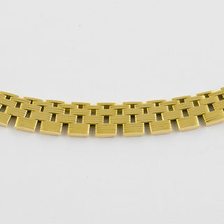 Halskette aus 585 Gelbgold, 43 cm, hochwertiger second hand Schmuck perfekt aufgearbeitet