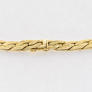 Halskette aus 585 Gelbgold, 44 cm, nachhaltiger second hand Schmuck perfekt aufgearbeitet