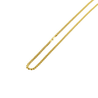 Halskette aus 585 Gelbgold, nachhaltiger second-hand Schmuck perfekt aufgearbeitet