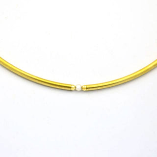 Perlenkette aus 585 Gelbgold, nachhaltiger second hand Schmuck perfekt aufgearbeitet