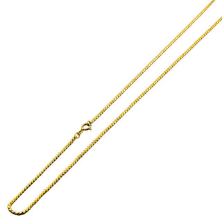 Halskette aus 750 Gelbgold, nachhaltiger second hand Schmuck perfekt aufgearbeitet