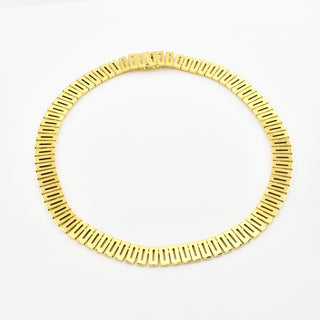 Halskette aus 750 Gelbgold, nachhaltiger second hand Schmuck perfekt aufgearbeitet