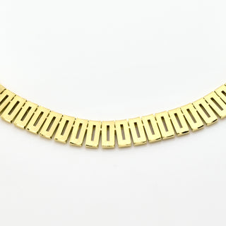 Halskette aus 750 Gelbgold, nachhaltiger second hand Schmuck perfekt aufgearbeitet