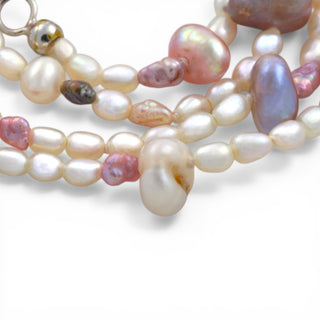 Perlenkette aus 925, nachhaltiger second hand Schmuck perfekt aufgearbeitet