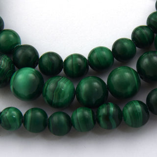 Malachitkette mit Schließe aus 925 Silber, nachhaltiger second hand Schmuck perfekt aufgearbeitet