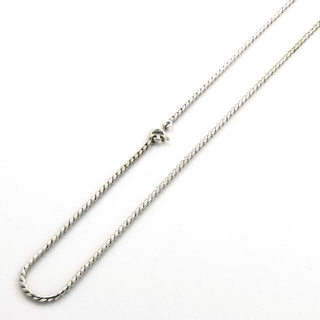 Halskette aus 750 Weißgold, nachhaltiger second hand Schmuck perfekt aufgearbeitet