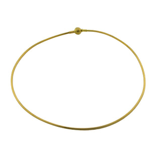 Halsreif aus 750 Gelbgold, nachhaltiger second hand Schmuck perfekt aufgearbeitet