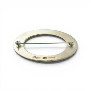 Hans Hansen Brosche aus 925 Silber, nachhaltiger second-hand Schmuck perfekt aufgearbeitet