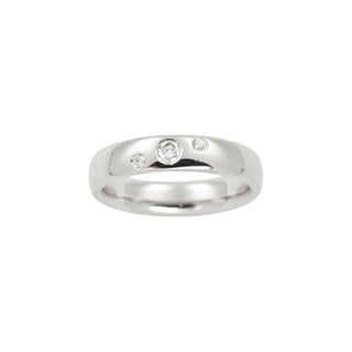 Henrich & Denzel Brillantring aus 950 Platin, nachhaltiger second-hand Schmuck perfekt aufgearbeitet