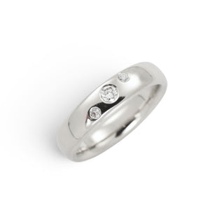 Henrich & Denzel Brillantring aus 950 Platin, nachhaltiger second-hand Schmuck perfekt aufgearbeitet