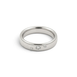 Henrich & Denzel Brillantring aus 950 Platin, nachhaltiger second-hand Schmuck perfekt aufgearbeitet