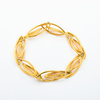IsabelleFa Armband aus 750 Gelb- und Weißgold mit Brillant, nachhaltiger second hand Schmuck perfekt aufgearbeitet