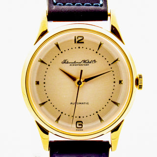 IWC Herrenarmbanduhr Automatik Automatik und Zentralsekunde, gebrauchte Luxusuhr im Top-Zustand