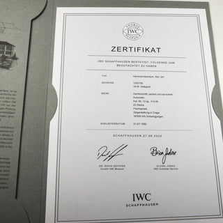 IWC Herrenarmbanduhr Automatik Automatik und Zentralsekunde, gebrauchte Luxusuhr im Top-Zustand