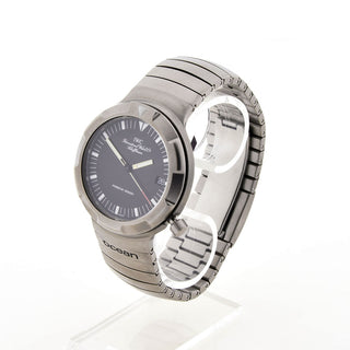 IWC Herrenarmbanduhr Ocean 2000 Porsche Design Automatik mit Datumsanzeige und Leuchtindizes, verschraubte Krone und verschraubter Gehäuseboden, gebrauchte Luxusuhr im Top-Zustand