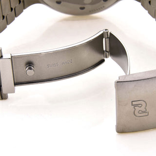 IWC Herrenarmbanduhr Ocean 2000 Porsche Design Automatik mit Datumsanzeige und Leuchtindizes, verschraubte Krone und verschraubter Gehäuseboden, gebrauchte Luxusuhr im Top-Zustand