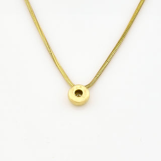 Kette mit Brillantanhänger aus 585 Gelbgold, nachhaltiger second hand Schmuck perfekt aufgearbeitet