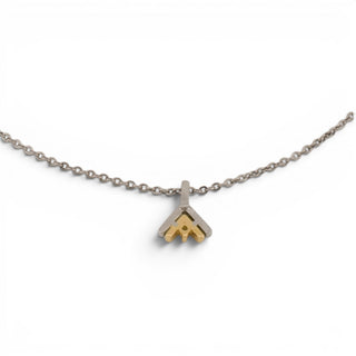 Kette mit Anhänger aus 950 Platin/Gelbgold, nachhaltiger second hand Schmuck perfekt aufgearbeitet