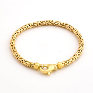 Königsarmband aus 750 Gelbgold, nachhaltiger second hand Schmuck perfekt aufgearbeitet
