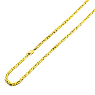 Königskette aus 585 Gelbgold, nachhaltiger second hand Schmuck perfekt aufgearbeitet