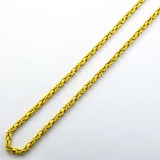 Königskette aus 585 Gelbgold, nachhaltiger second hand Schmuck perfekt aufgearbeitet