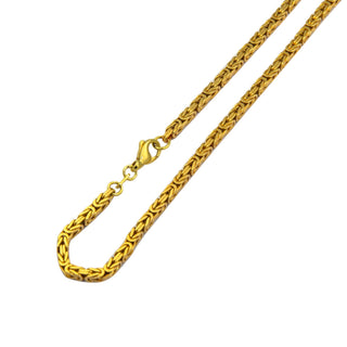 Königskette aus 585 Gelbgold, 48,5cm, nachhaltiger second hand Schmuck perfekt aufgearbeitet