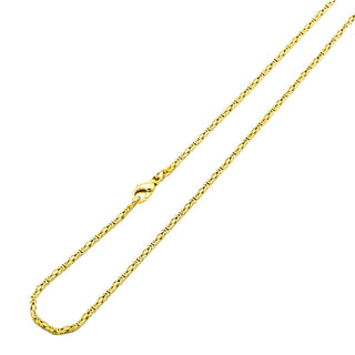 Königskette aus 585 Gelbgold, nachhaltiger second hand Schmuck perfekt aufgearbeitet