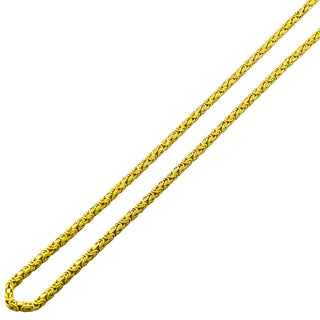 Königskette aus 585 Gelbgold, nachhaltiger second hand Schmuck perfekt aufgearbeitet