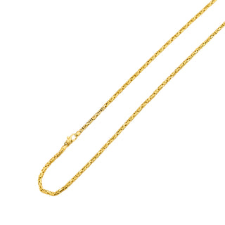 Königskette aus 585 Gelbgold, nachhaltiger second hand Schmuck perfekt aufgearbeitet