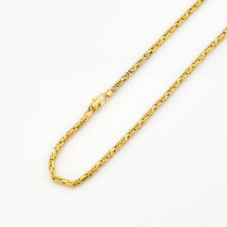 Königskette aus 585 Gelbgold, nachhaltiger second hand Schmuck perfekt aufgearbeitet